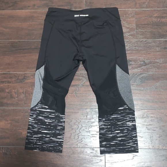 Marc New York Black Performance Cropped Leggings, sz Medium - Picture 6 of 7